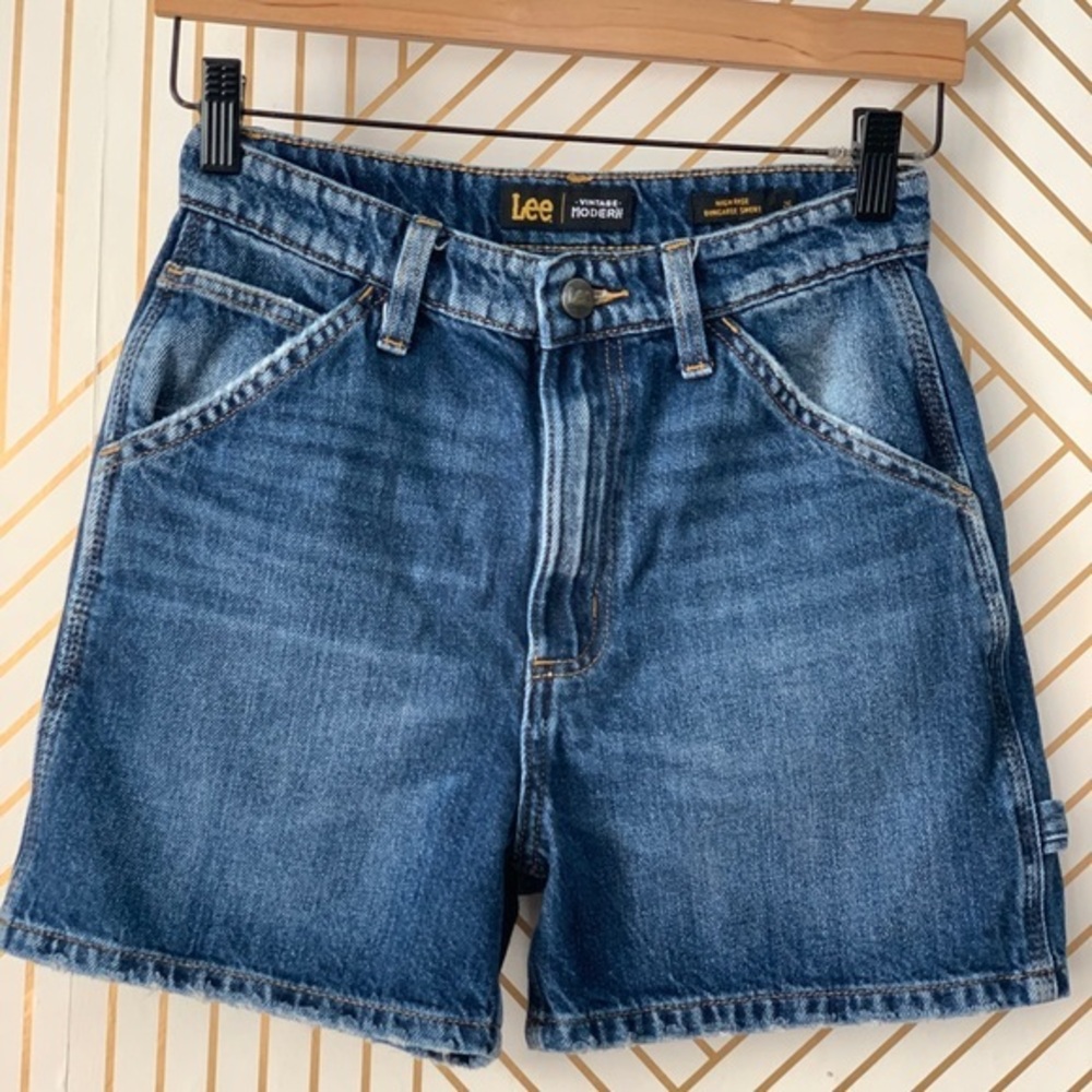 Lee Blue Denim Jean Shorts